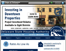 Tablet Screenshot of destatehousing.com